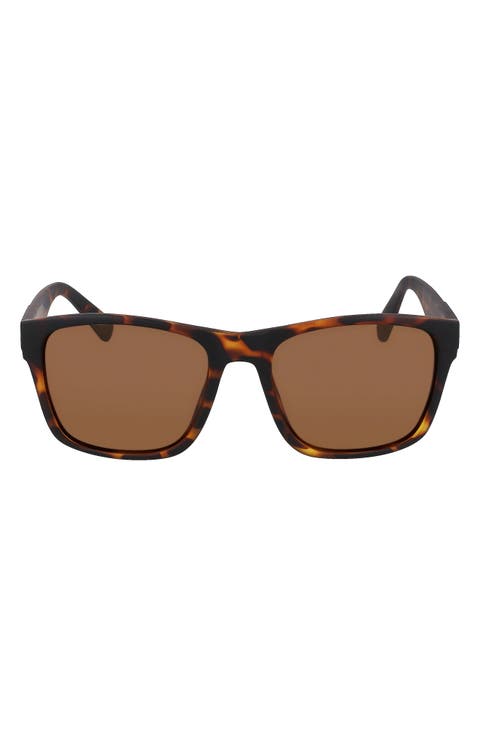 55mm Polarized Square Sunglasses