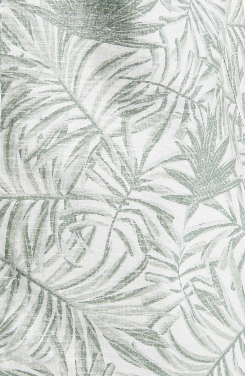 TravisMathew Getaway Grove Short Sleeve Stretch Cotton Blend Button-Up Shirt, Alternate, color, 