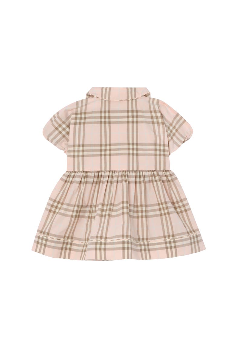 Check Cotton Dress with Bloomers, Alternate, color, Archive pink