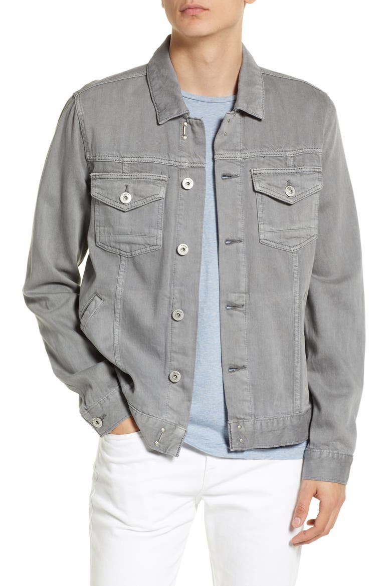 Scout Denim Jacket, Main, color, VINTAGE DESERT SHADE