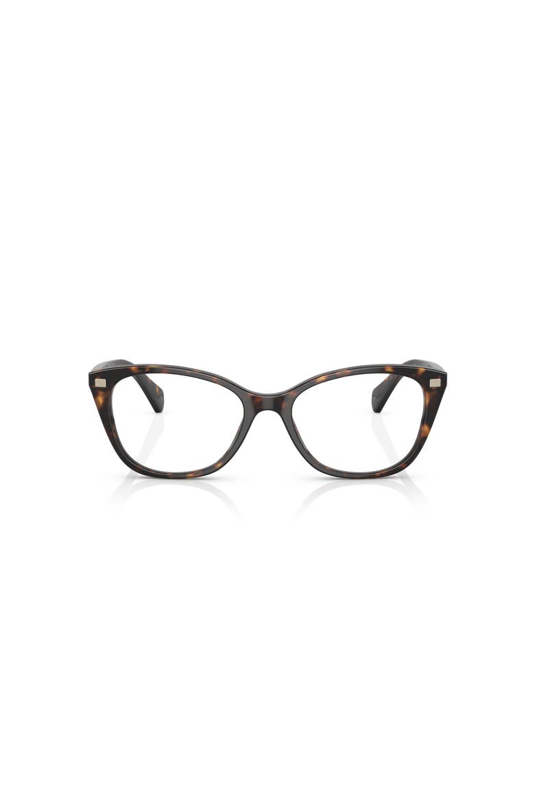 53mm Rectangle optical glasses, Alternate, color, Tortoise