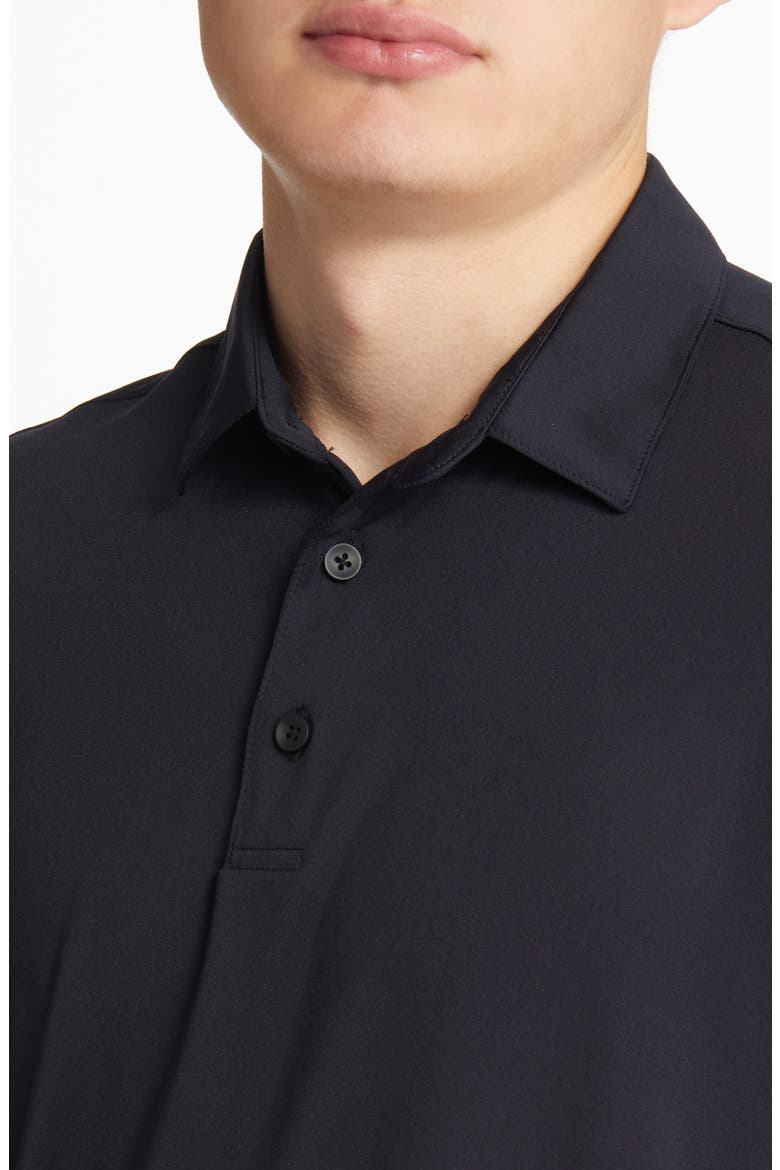 Men's Versa Solid Golf Polo, Alternate, color, BLACK