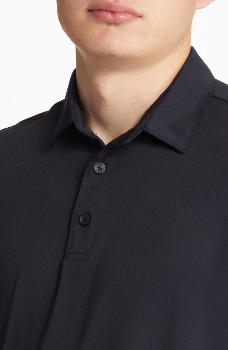 Mizzen+Main Men's Versa Solid Golf Polo, Alternate, color, Black Solid