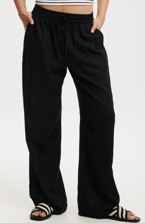 Cotton On Haven Wide Leg Pant In Black