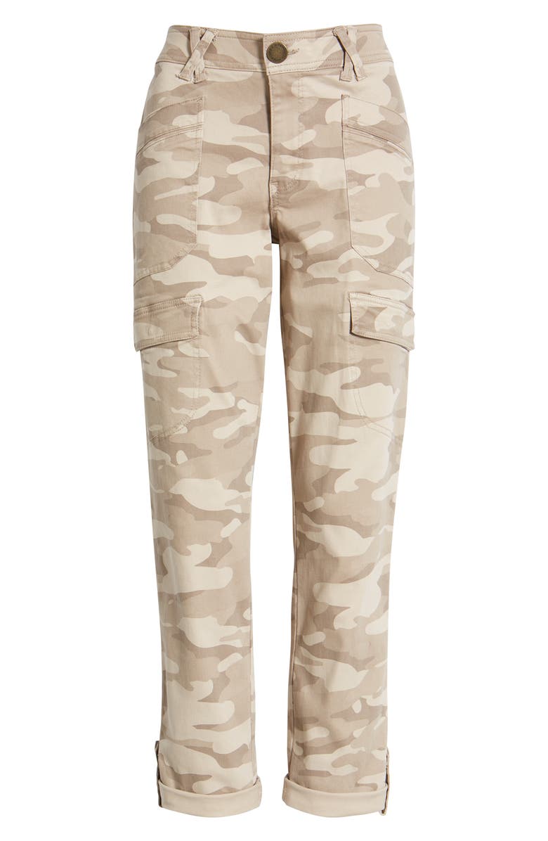 Wit & Wisdom 'Ab'Solution Camo High Waist Cuff Ankle Pants, Alternate, color,
