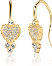 GABI RIELLE Radiant Love Drop Earrings
