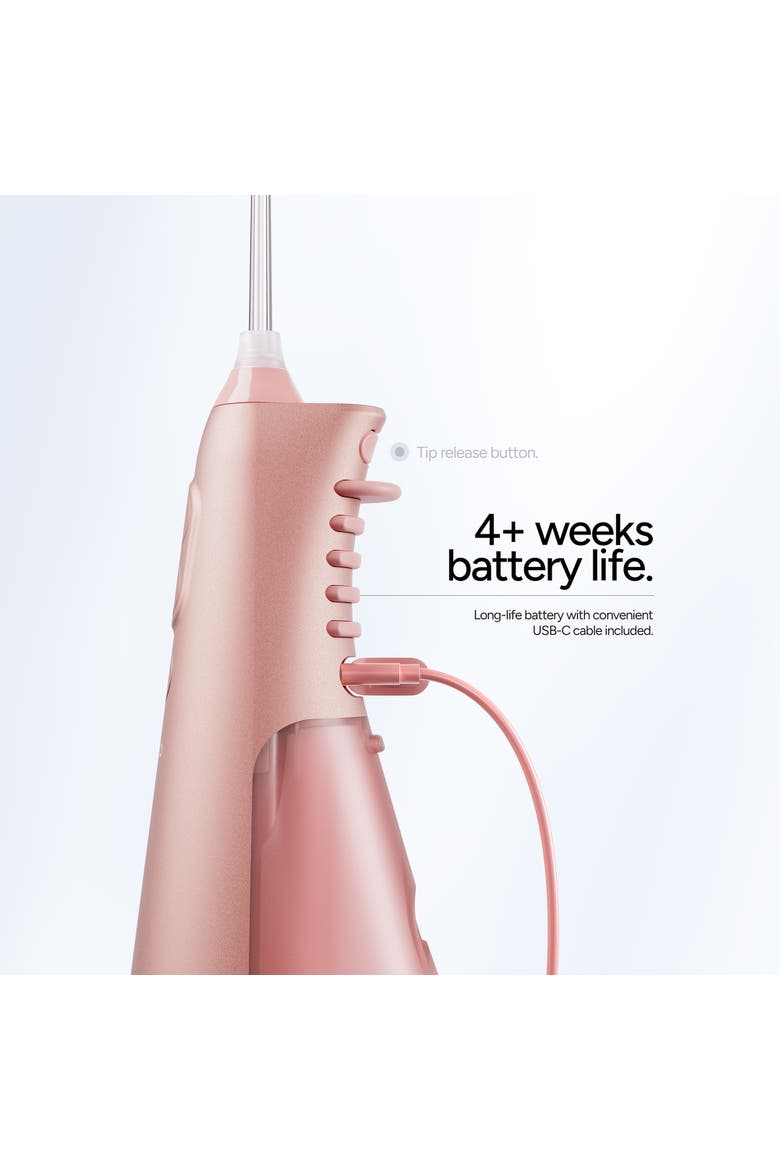 Hydro Sonic Water Flosser, Alternate, color, Rose Gold