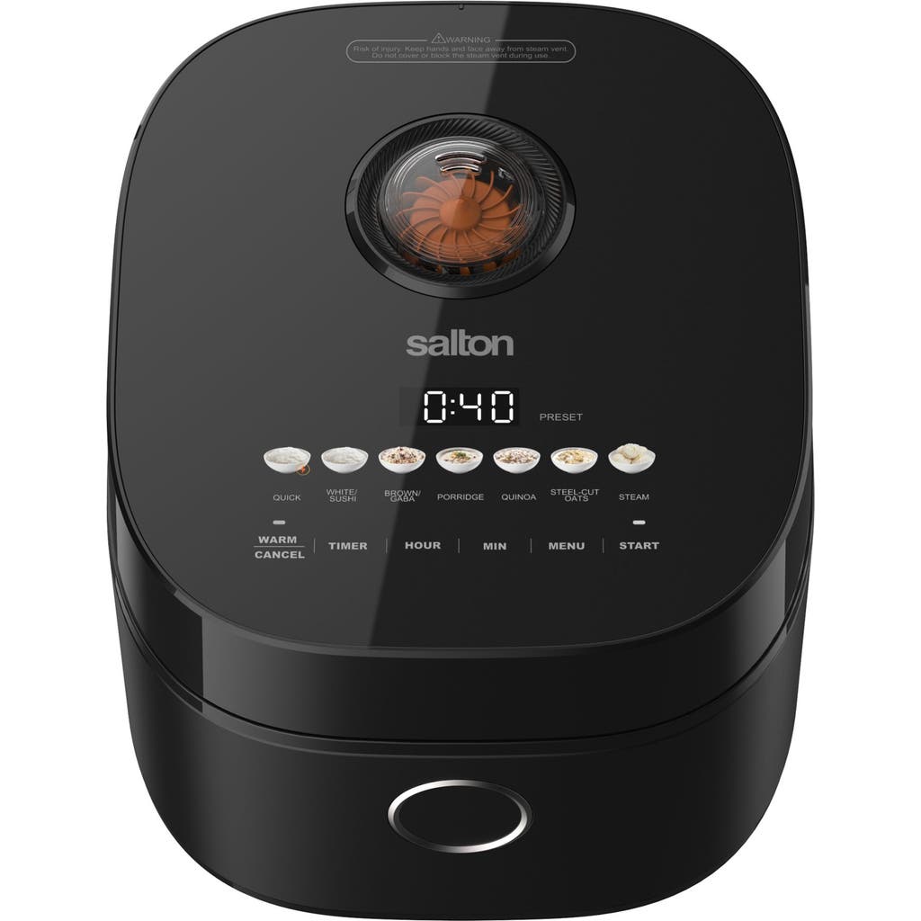 Salton Multifunction Micom Rice Cooker In Black