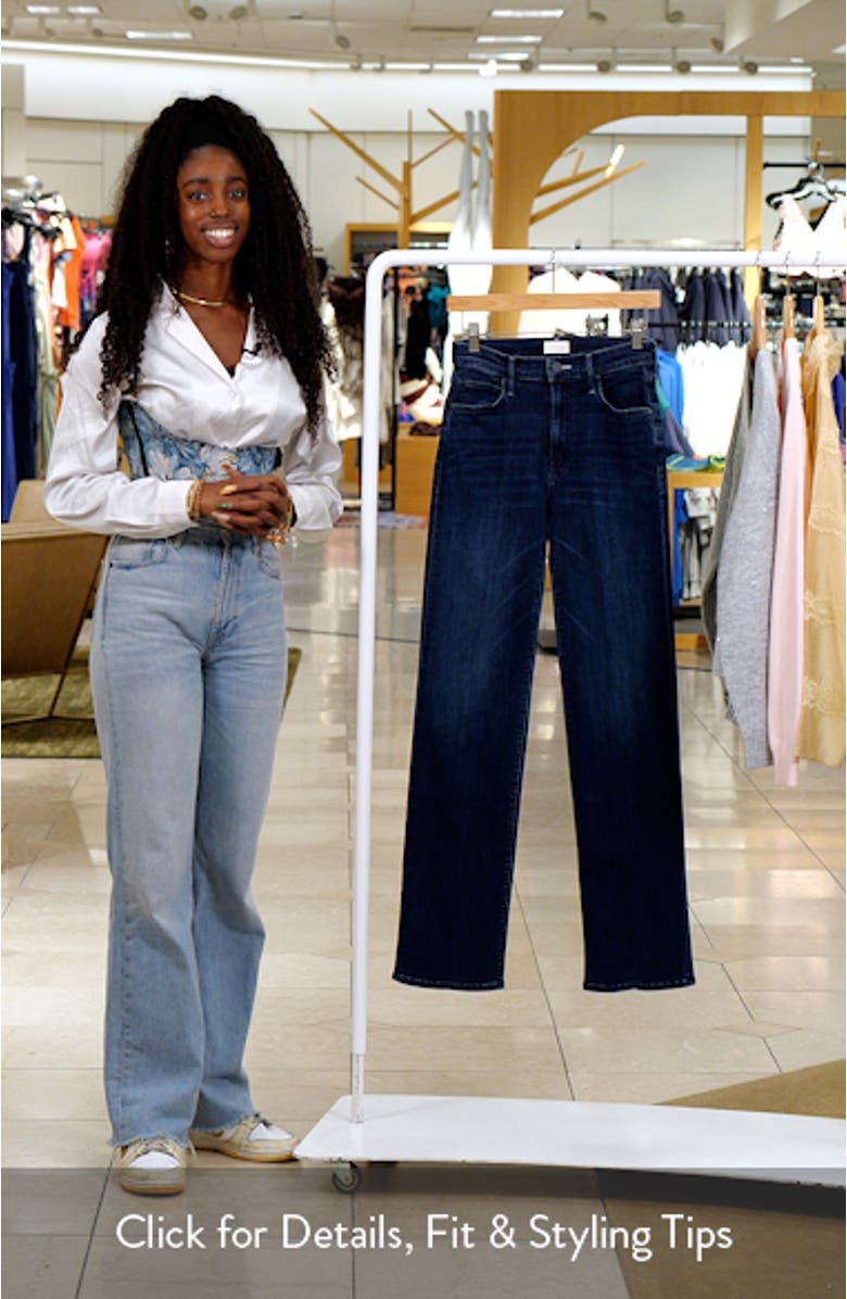 The Kick It High Waist Straight Leg Jeans, sales video thumbnail