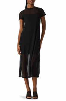 Steve Madden Nola Mesh Midi Dress