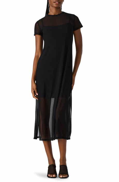 Steve Madden Nola Mesh Midi Dress