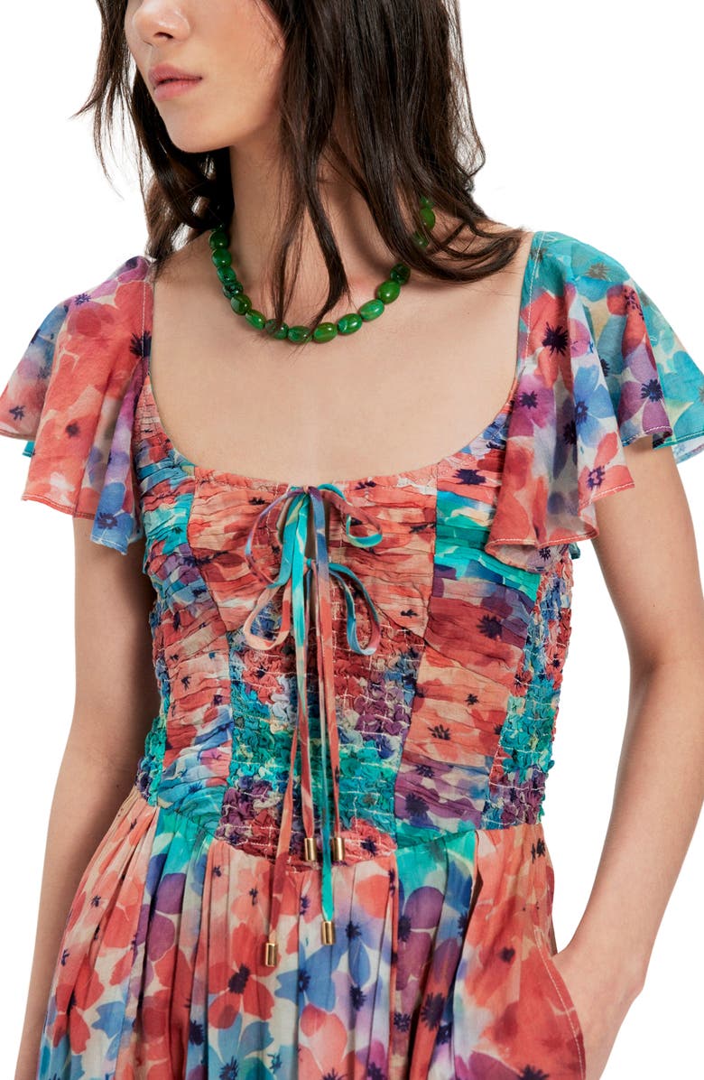 Free People Sunshine Maxi Dress, Alternate, color, Soft Tropic Combo