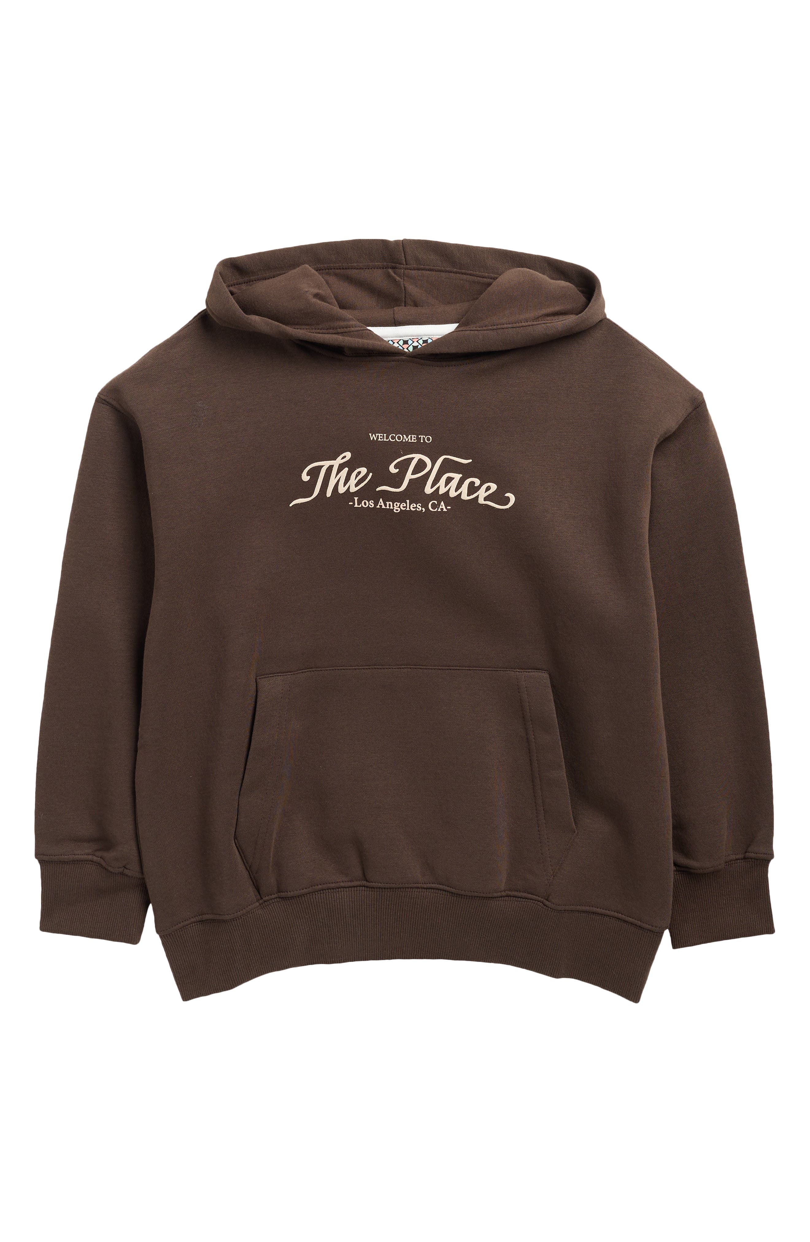 DENIM AND FLOWER Kids' Los Angeles Graphic Pullover Hoodie