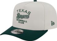 New Era Men's New Era Cream/Dark Green Texas Rangers Chrome A-Frame 9FIFTY Snapback Hat