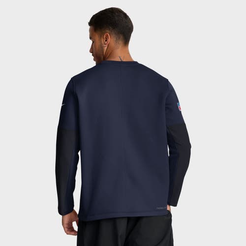 Nike Navy Denver Broncos Sideline Scripted To Win Performance Long Sleeve T-shirt In Blue