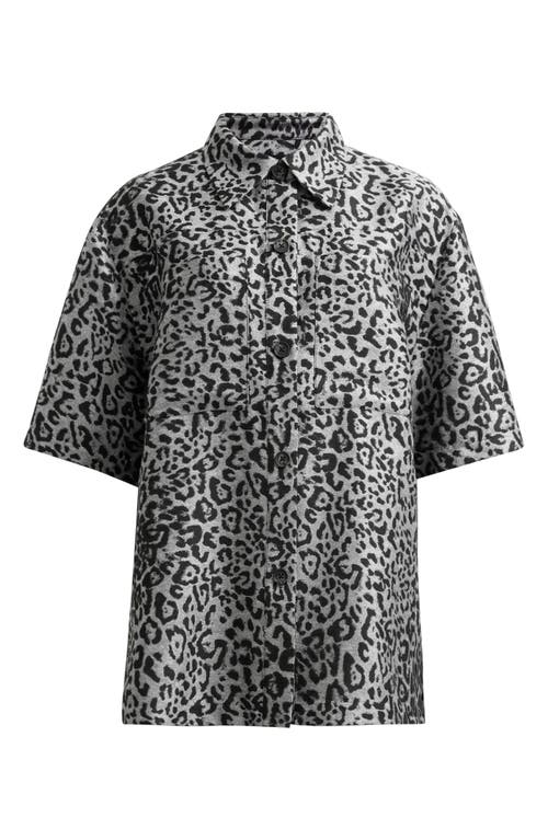 Allsaints Jemi Leopard Print Button-up Shirt