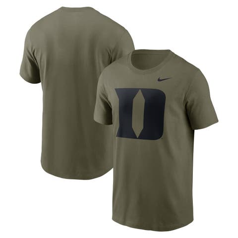 Men's Nike Olive Duke Blue Devils Primetime Logo Performance T-Shirt