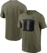 Nike Men's Nike Olive Duke Blue Devils Primetime Logo Performance T-Shirt