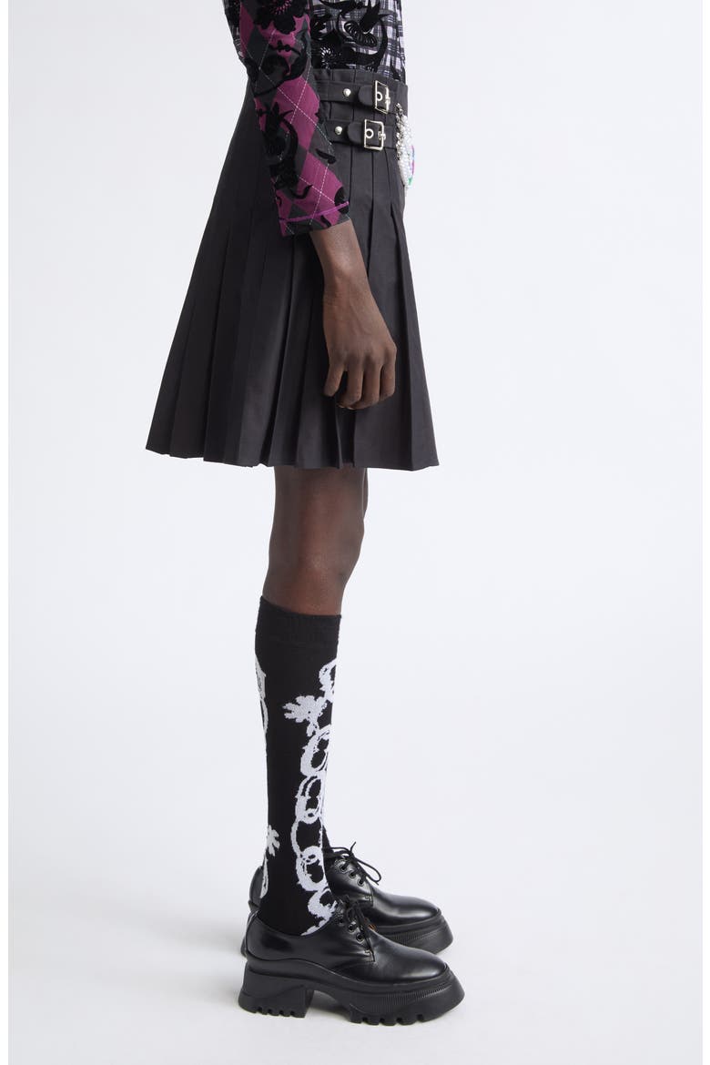 Duff Cameo Pearl Kilt, Alternate, color, BLACK