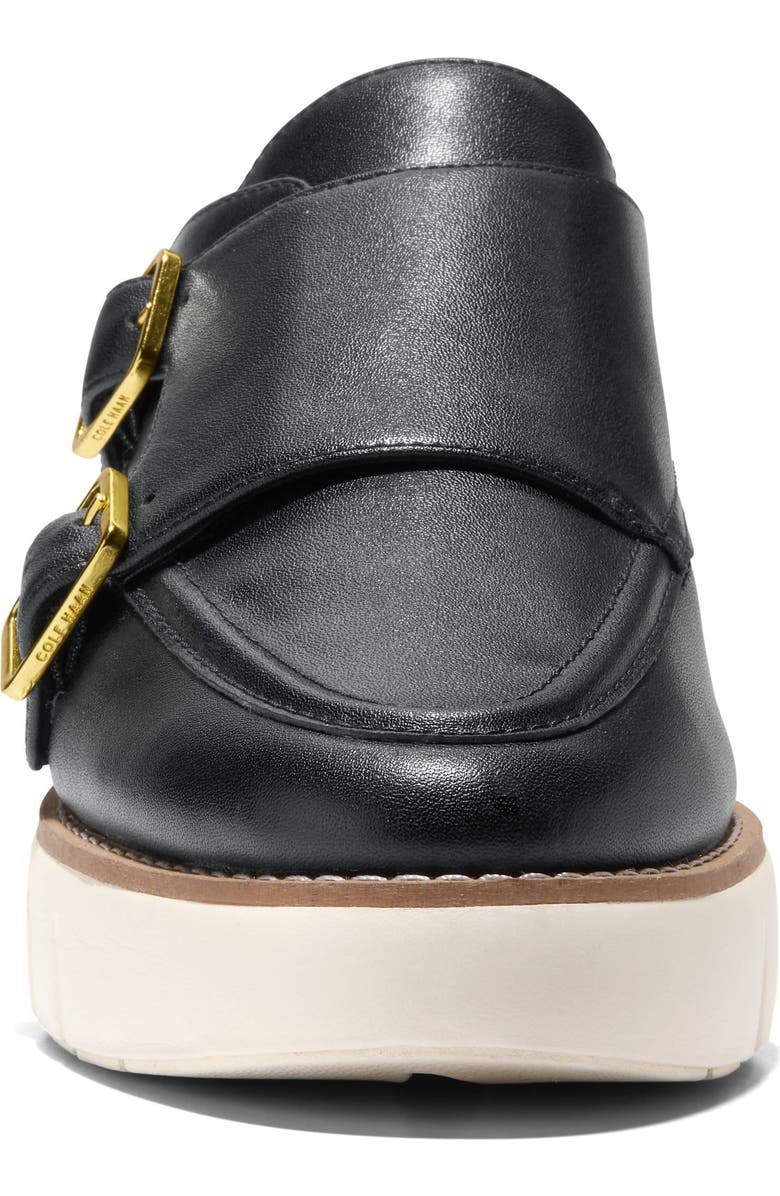 Cole Haan Grand City Platform Monk Sneaker, Alternate, color, Black/ Ivory