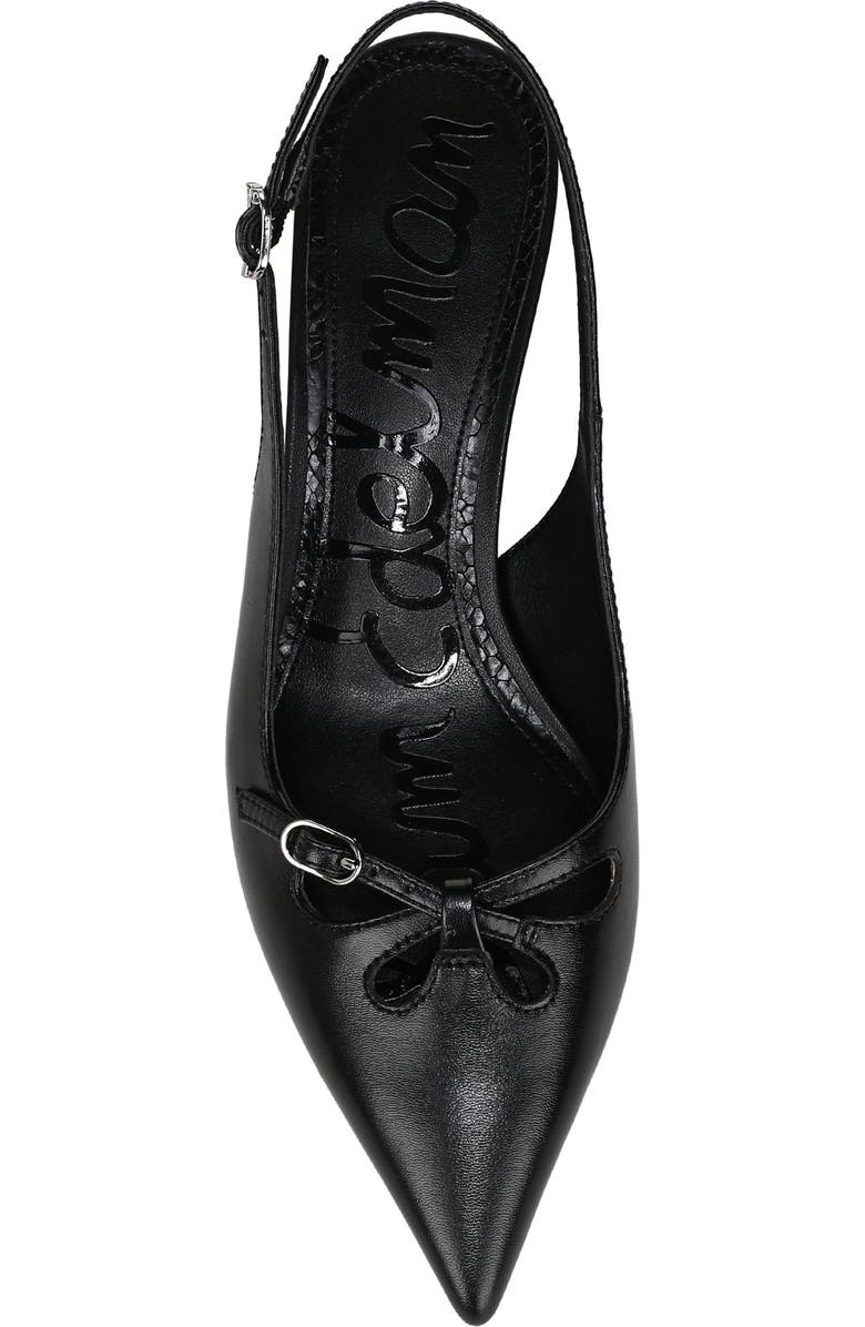 Sam Edelman Fauna Kitten Heel Slingback Pump, Alternate, color, Black