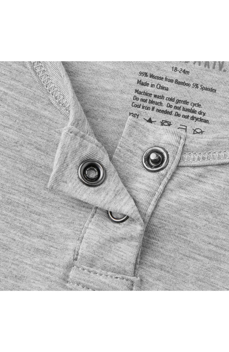 Milkbarn Luxe Solid Shortall, Alternate, color, Grey Melange