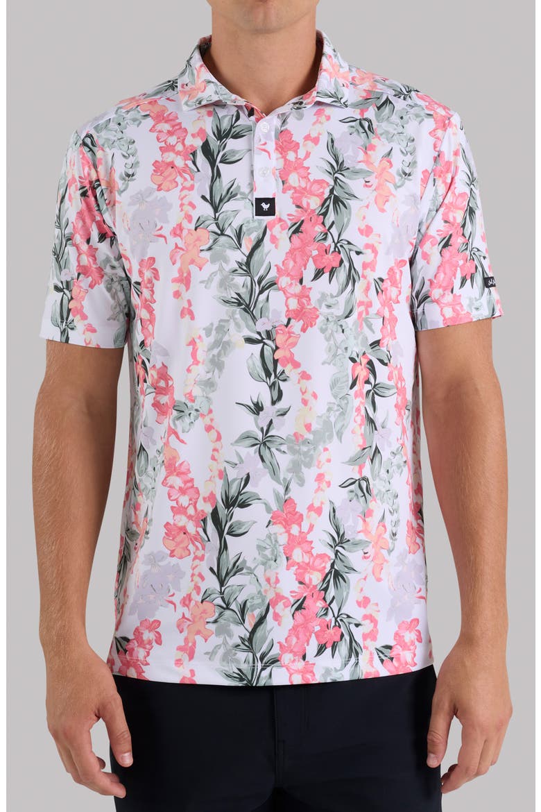 Core Performance Polo, Main, color, LEID - BRILLIANT WHITE