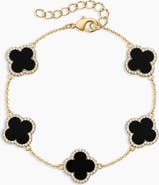 Electric Picks Icon Black Clover Bracelet