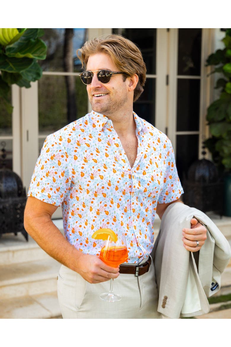 The Seaside Spritz - Short Sleeve Shirt, Alternate, color, White