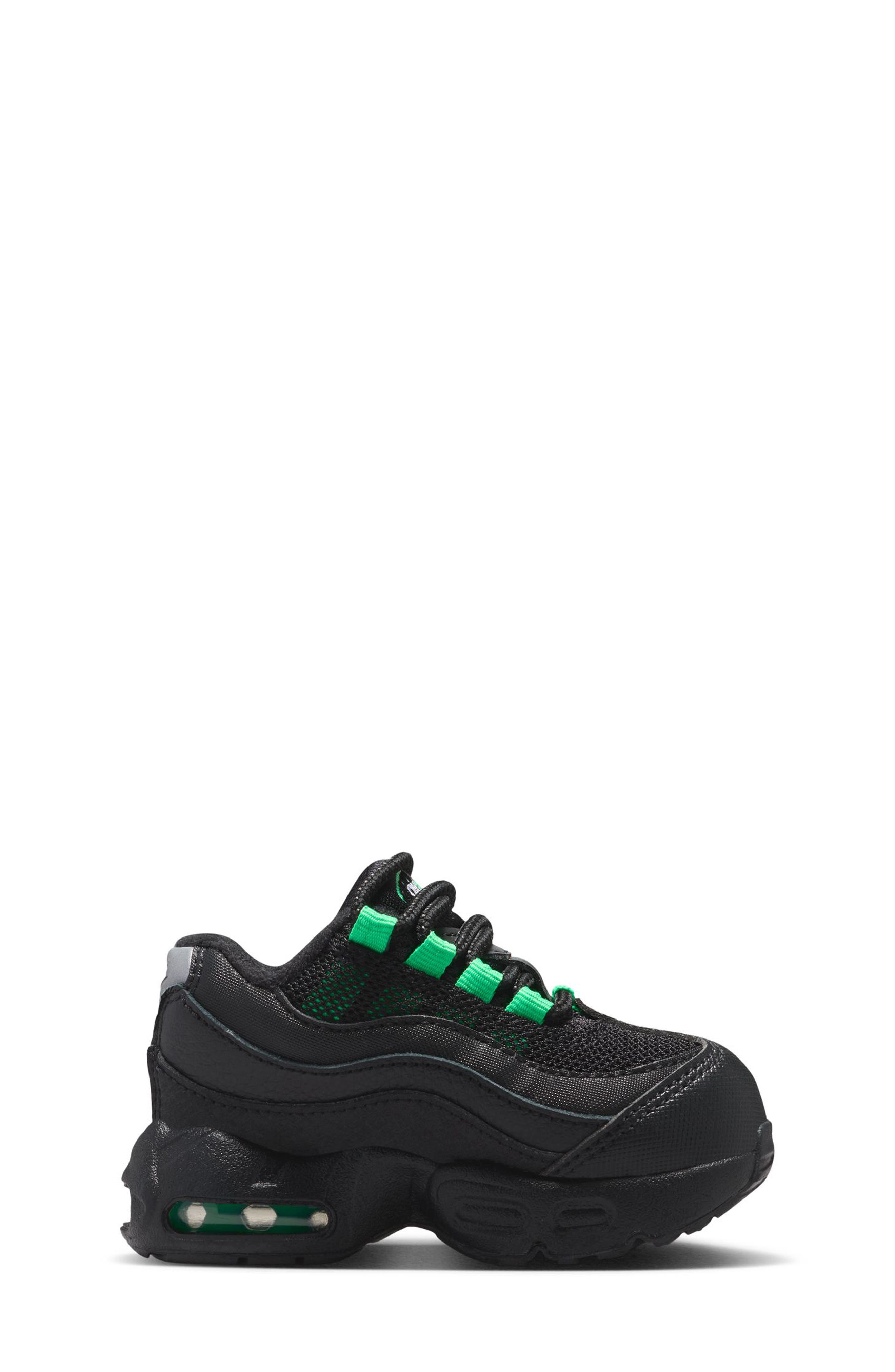 Nike Kids' Air Max 95 Sneaker, Alternate, color, 009 Black/Grnshk