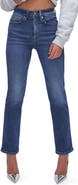 Good American Always Fits Good Classic Straight Leg Jeans