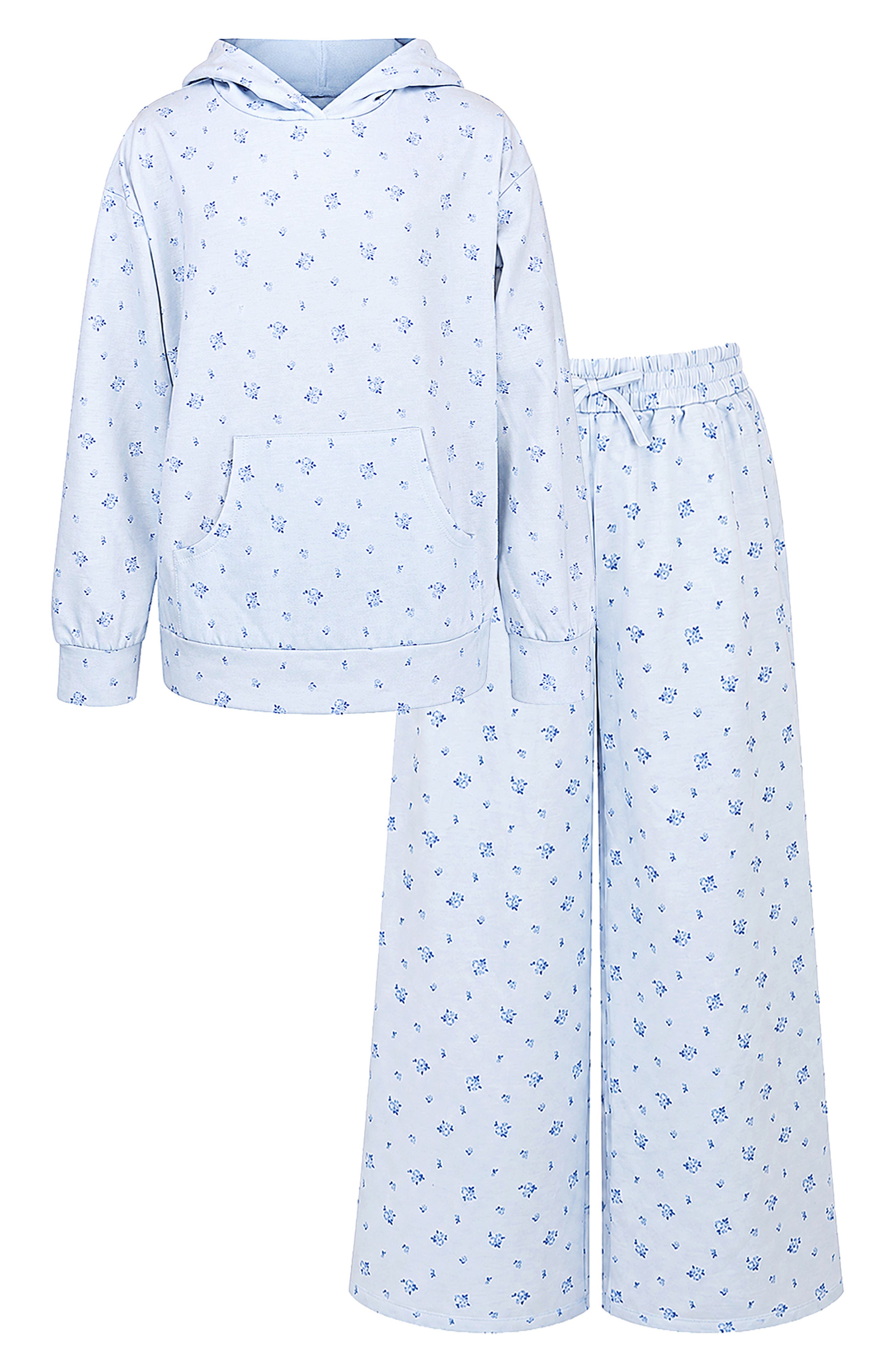Kids' 2-Piece Floral Sweatsuit