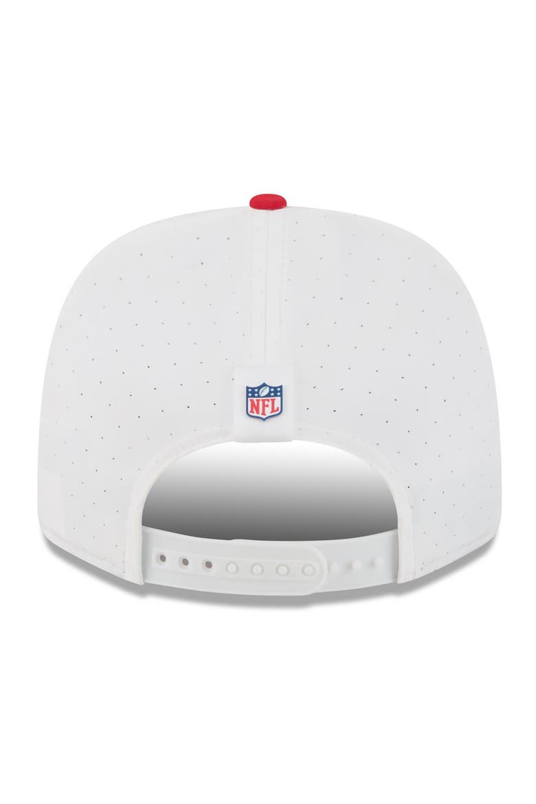 Men's New Era  White/Red Kansas City Chiefs 2025 NFL Training Camp 9SEVENTY Adjustable Hat, Alternate, color, White