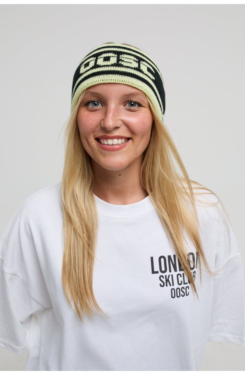 OOSC Après Headband - Yellow and Black, Alternate, color, Yellow And Black
