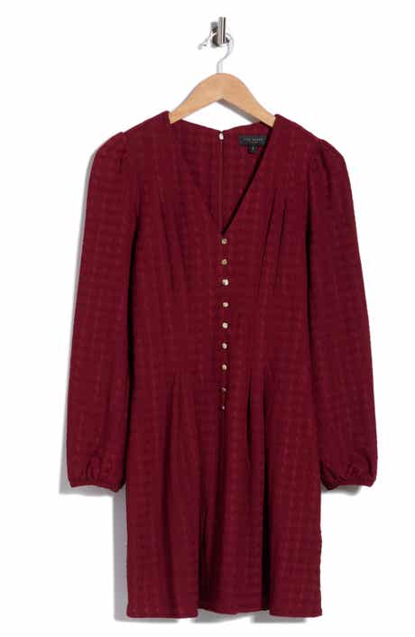 Puff Long Sleeve Dress