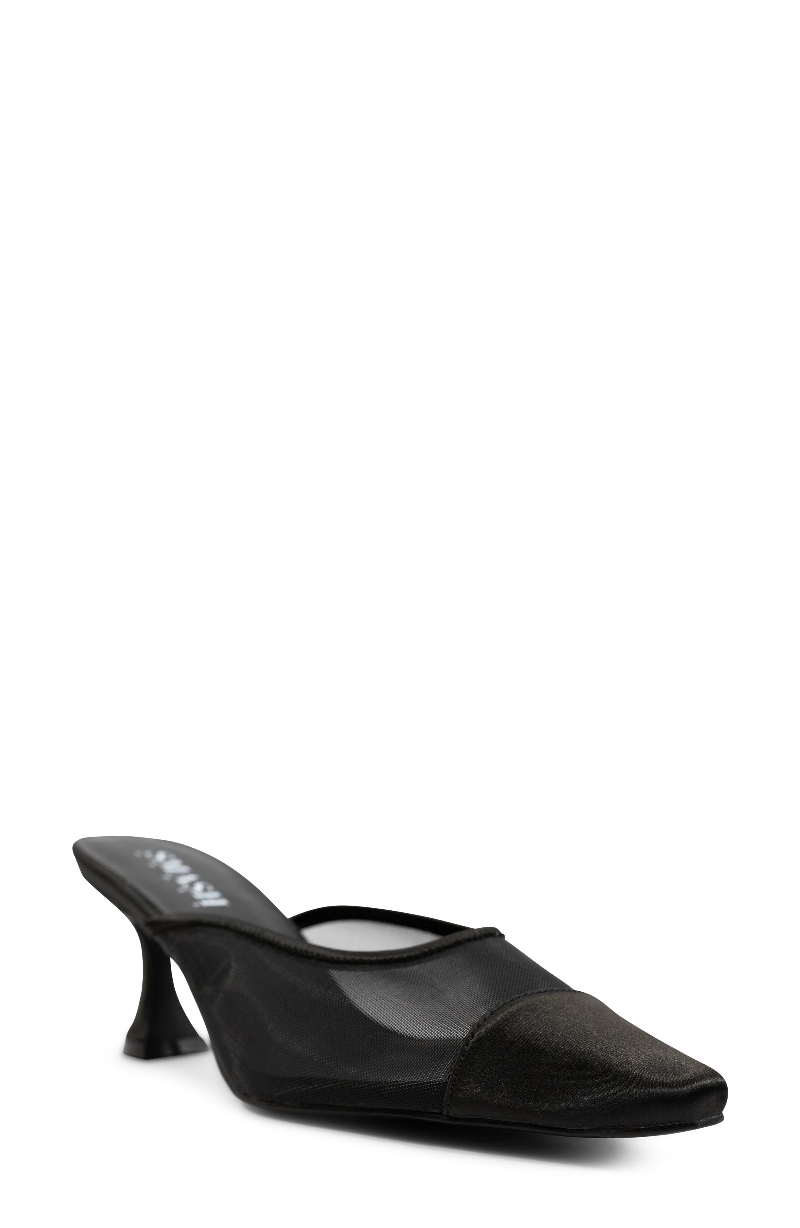 Ella Pointed Toe Mesh Mule