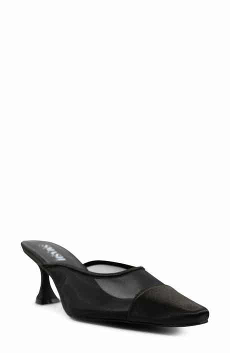 Ella Pointed Toe Mesh Mule