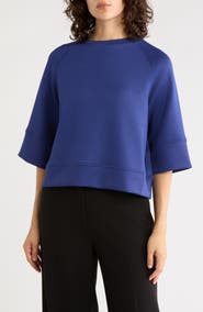 T Tahari Scuba Knit Sweatshirt