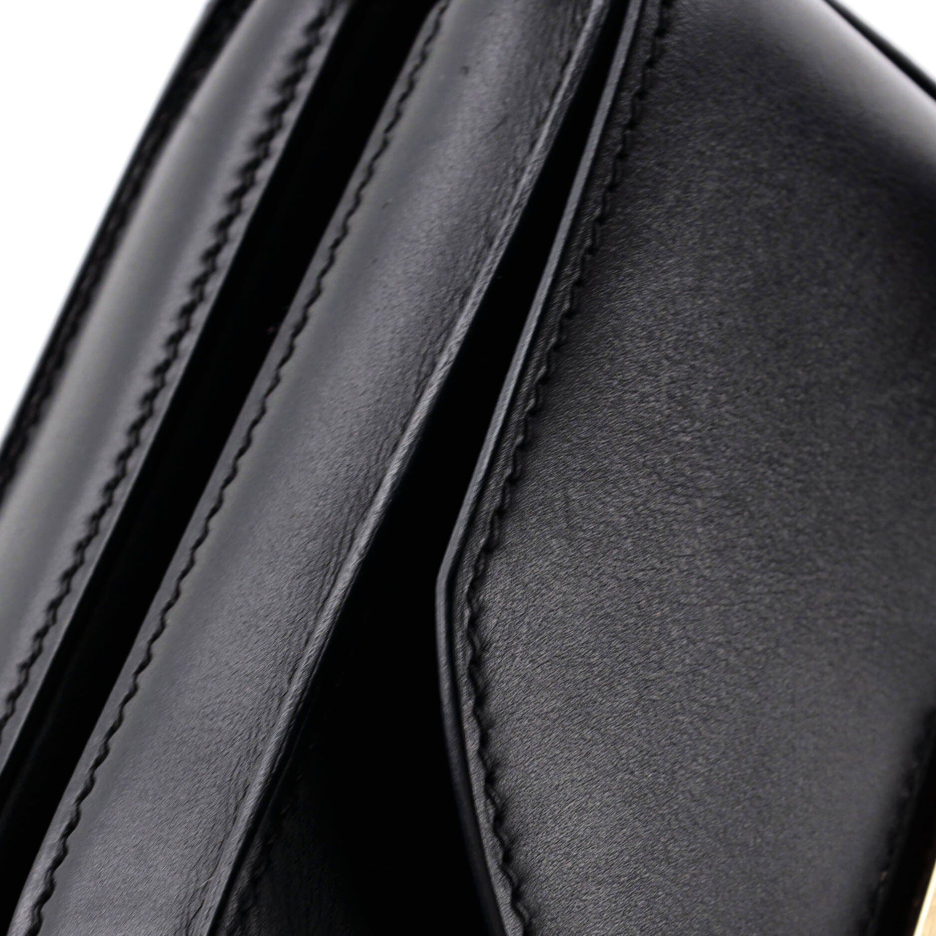 Pre-Owned Hermes Mosaique au 24 Bag Box Calf Mini, Alternate, color, Noir