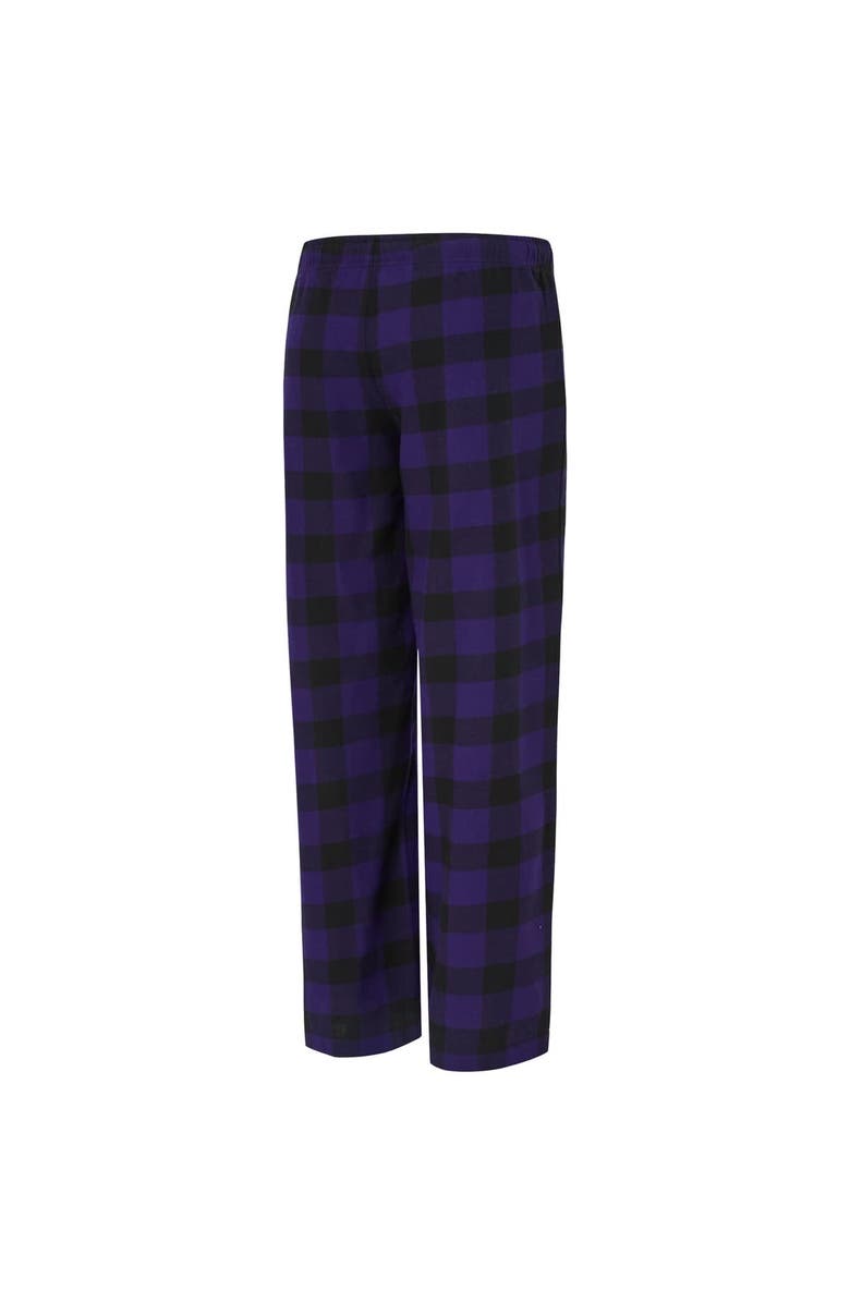 CONCEPTS SPORT Women's Concepts Sport Purple/Black Baltimore Ravens Avondale T-Shirt & Pants Flannel PJ Set, Alternate, color, Purple