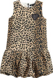smALLSAINTS by ALLSAINTS Kids' Leopard Print Bubble Hem Dress