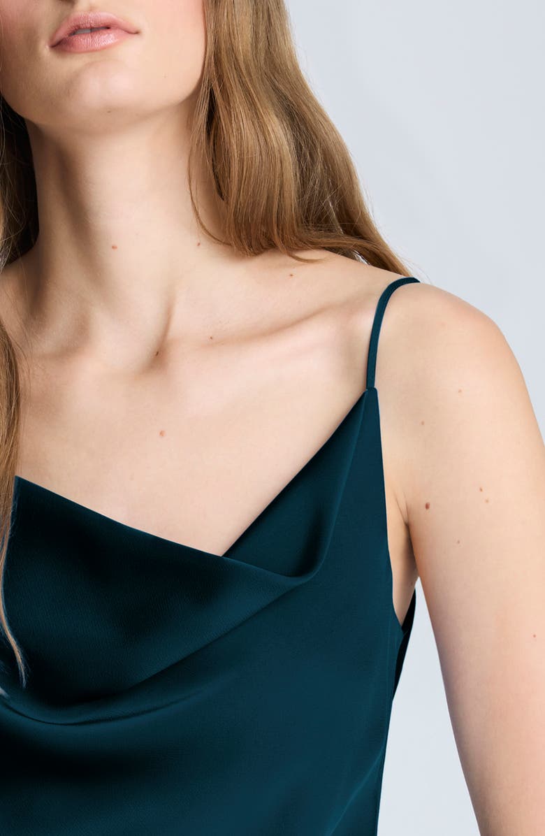 Kenneth Cole Cowl Neck Slipdress, Alternate, color, Dark Navy