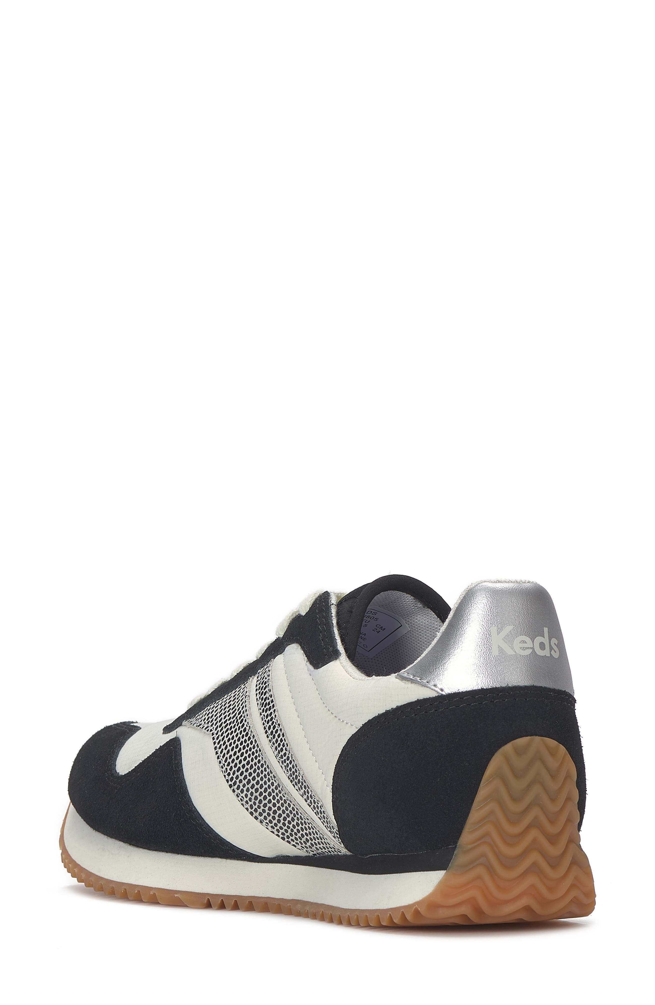 Keds<sup
®</sup
 Rena Sneaker, Alternate, color, Black/ Egret