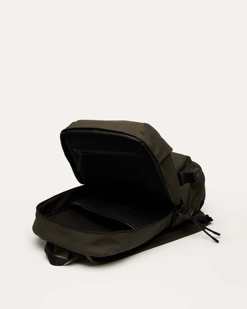 Want Les Essentiels De La Vie Want Les Essentiels Bishop Organic Cotton Canvas Backpack In Green