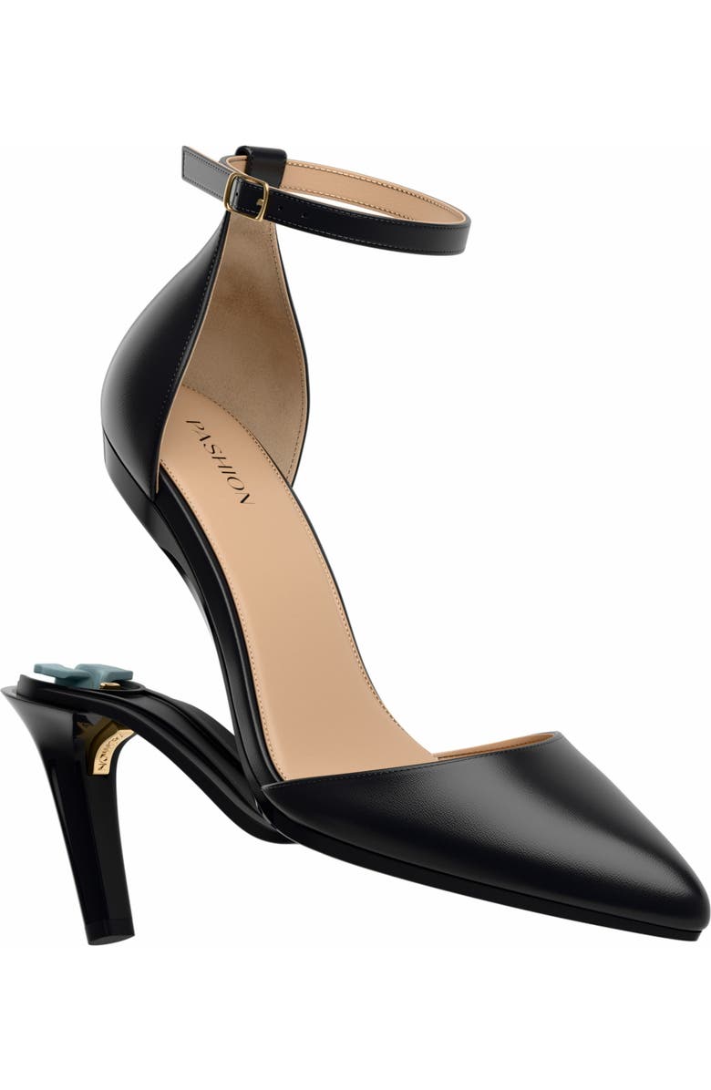 Pashion Footwear The D'Orsay 4" Stiletto Heel, Alternate, color, Coal Leather