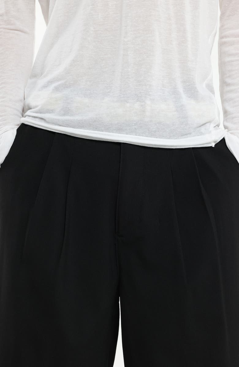 JADED LONDON Goliath Pleated Oversize Shorts, Alternate, color, Black