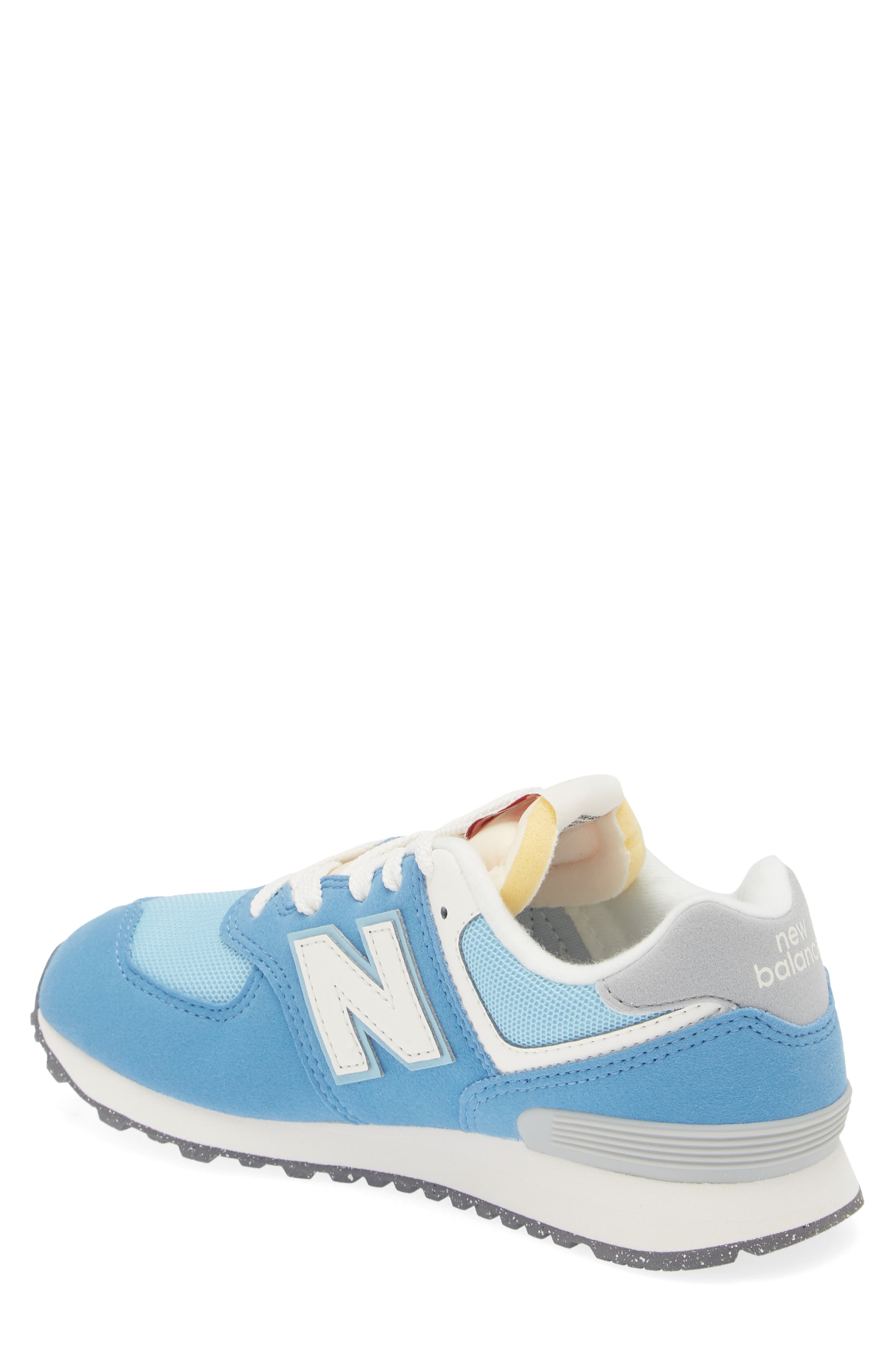Kids' 574 Sneaker, Alternate, color, BLUE/ WHITE