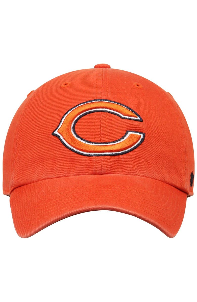 '47 Men's '47 Orange Chicago Bears Clean Up Adjustable Hat, Alternate, color, Orange