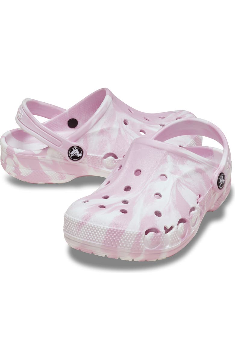 CROCS Kids' Baya Marble Clog, Alternate, color, Ballerina Pink Multi