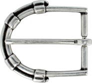 Trafalgar 35mm Solid Brass Italian Horseshoe Inspired Harness Belt Buckle